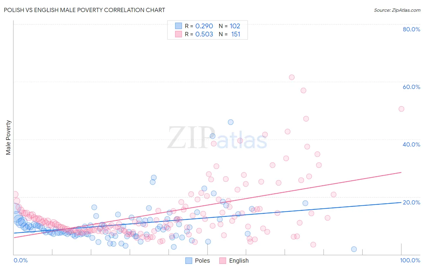 Polish vs English Male Poverty