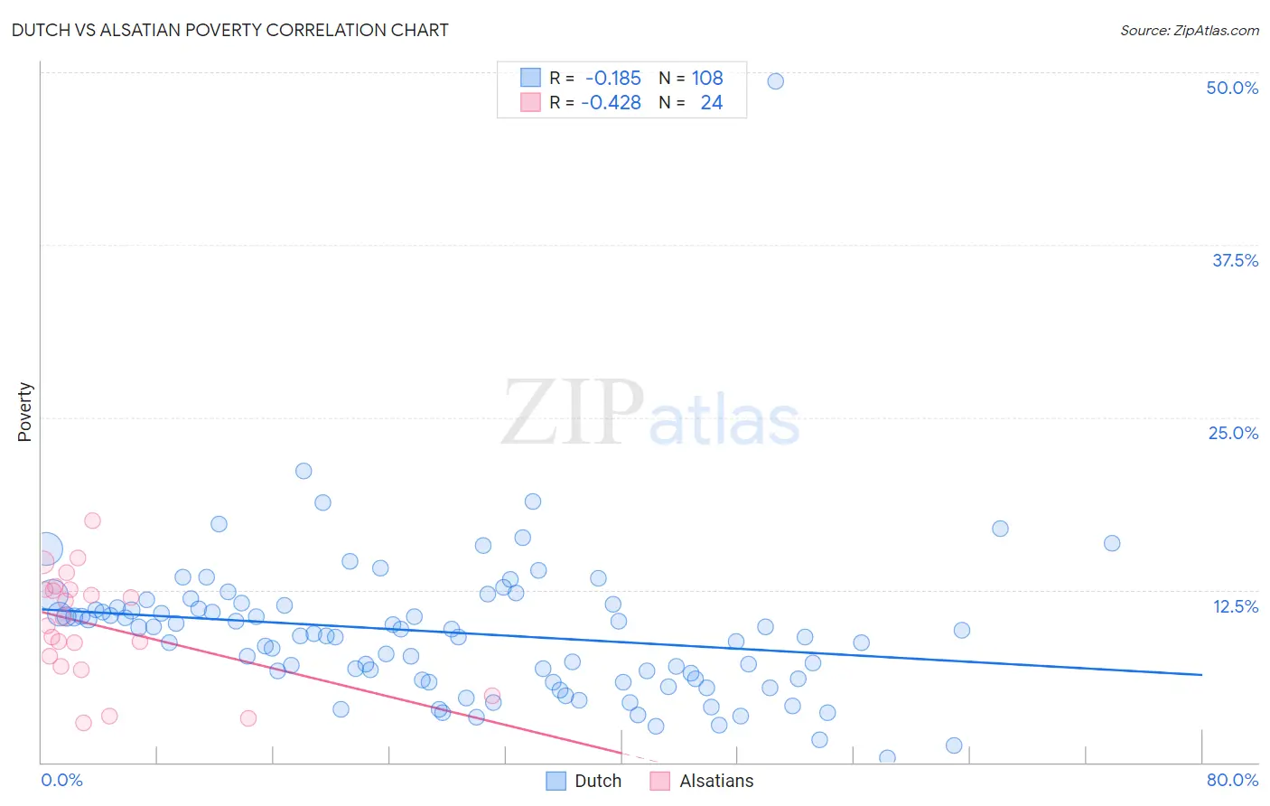 Dutch vs Alsatian Poverty