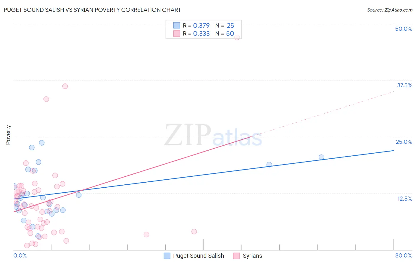 Puget Sound Salish vs Syrian Poverty