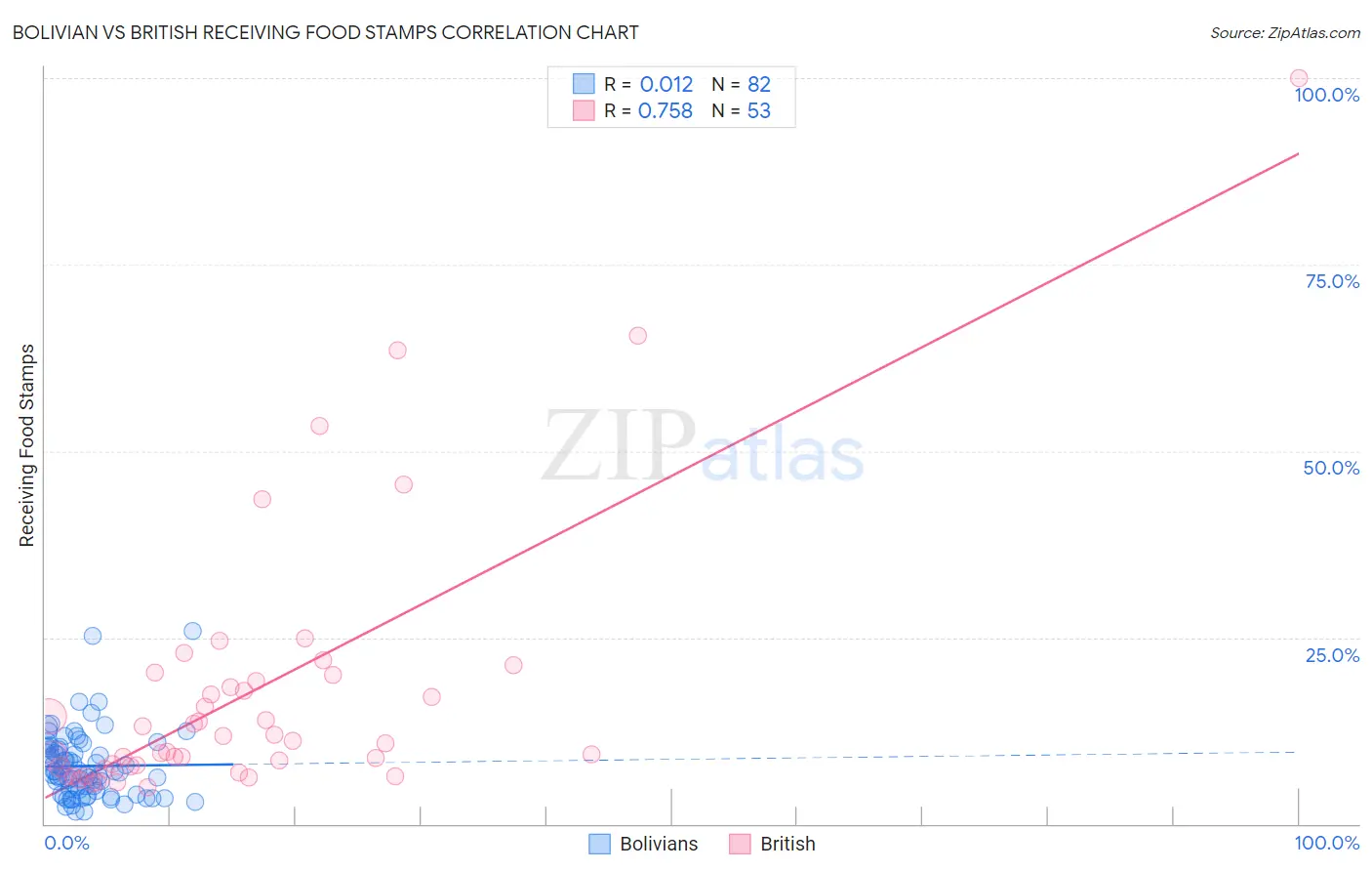 Bolivian vs British Receiving Food Stamps