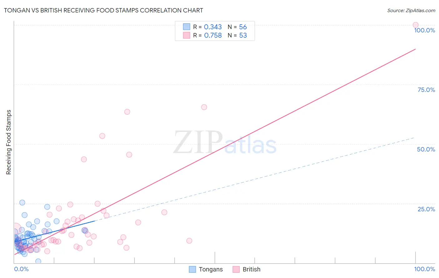 Tongan vs British Receiving Food Stamps