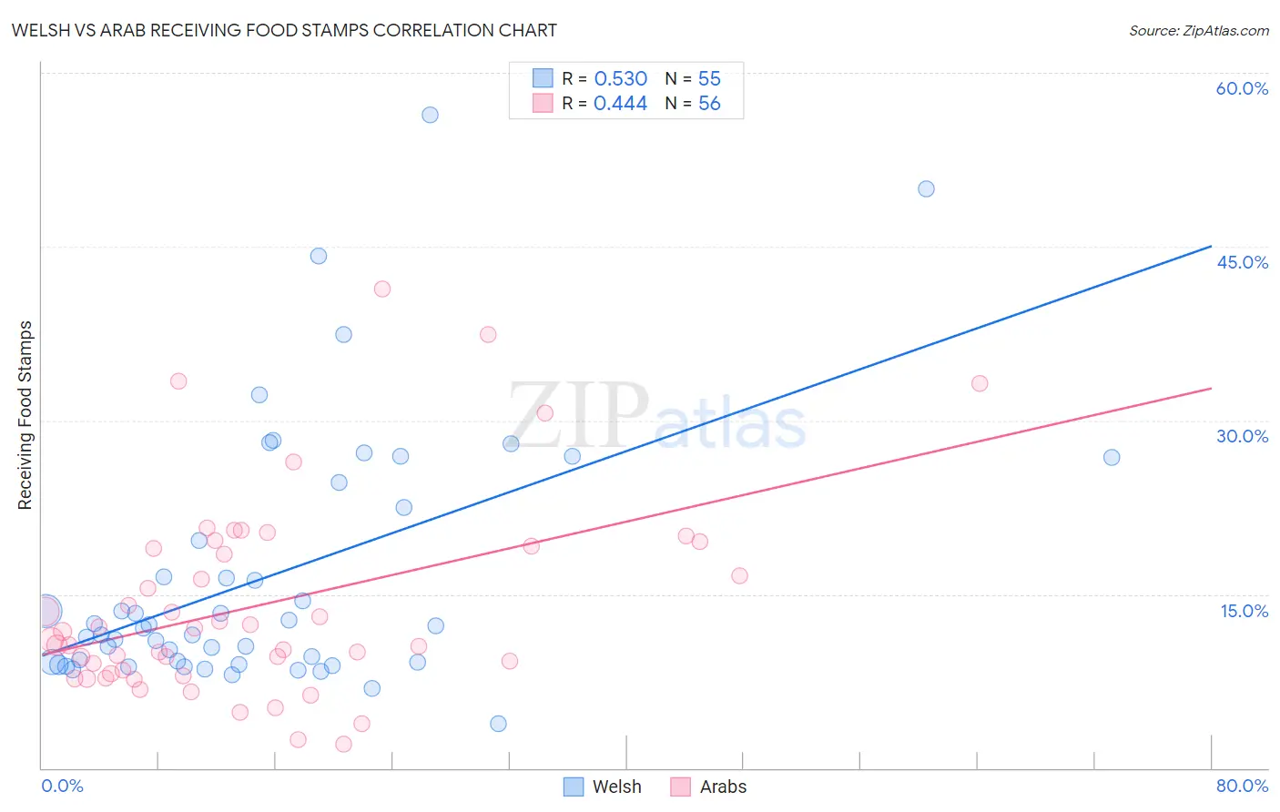 Welsh vs Arab Receiving Food Stamps