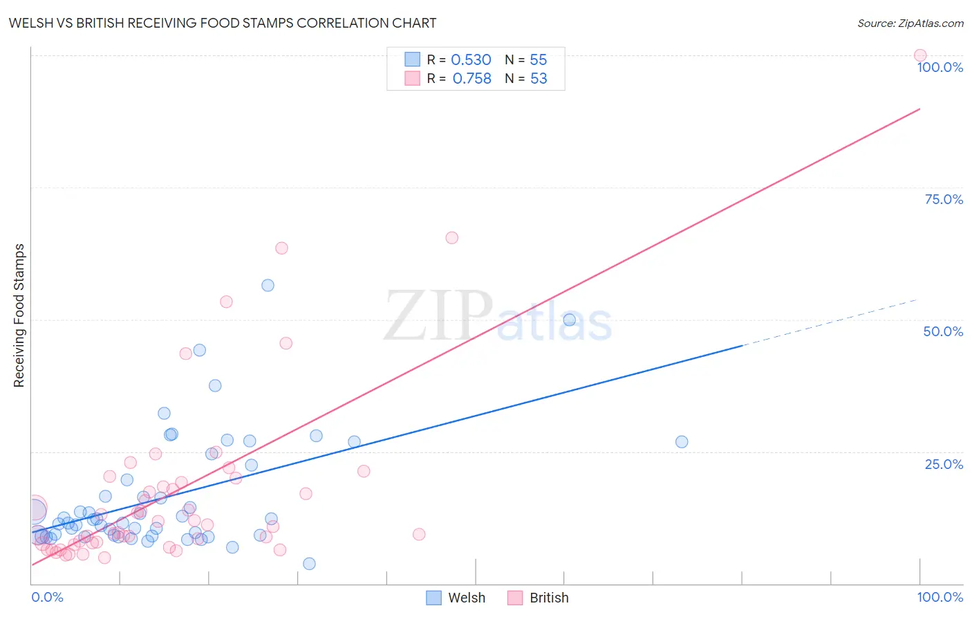 Welsh vs British Receiving Food Stamps