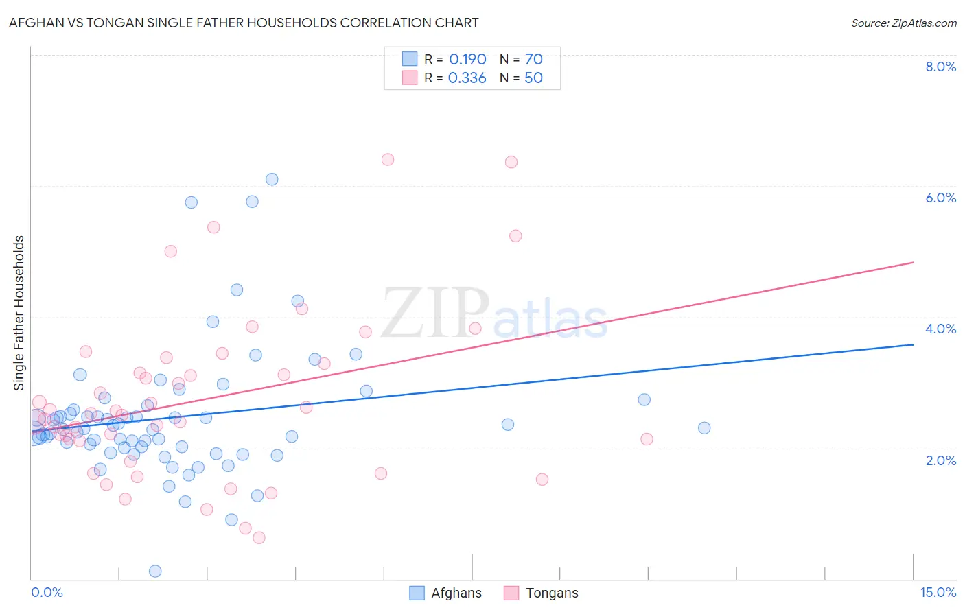 Afghan vs Tongan Single Father Households