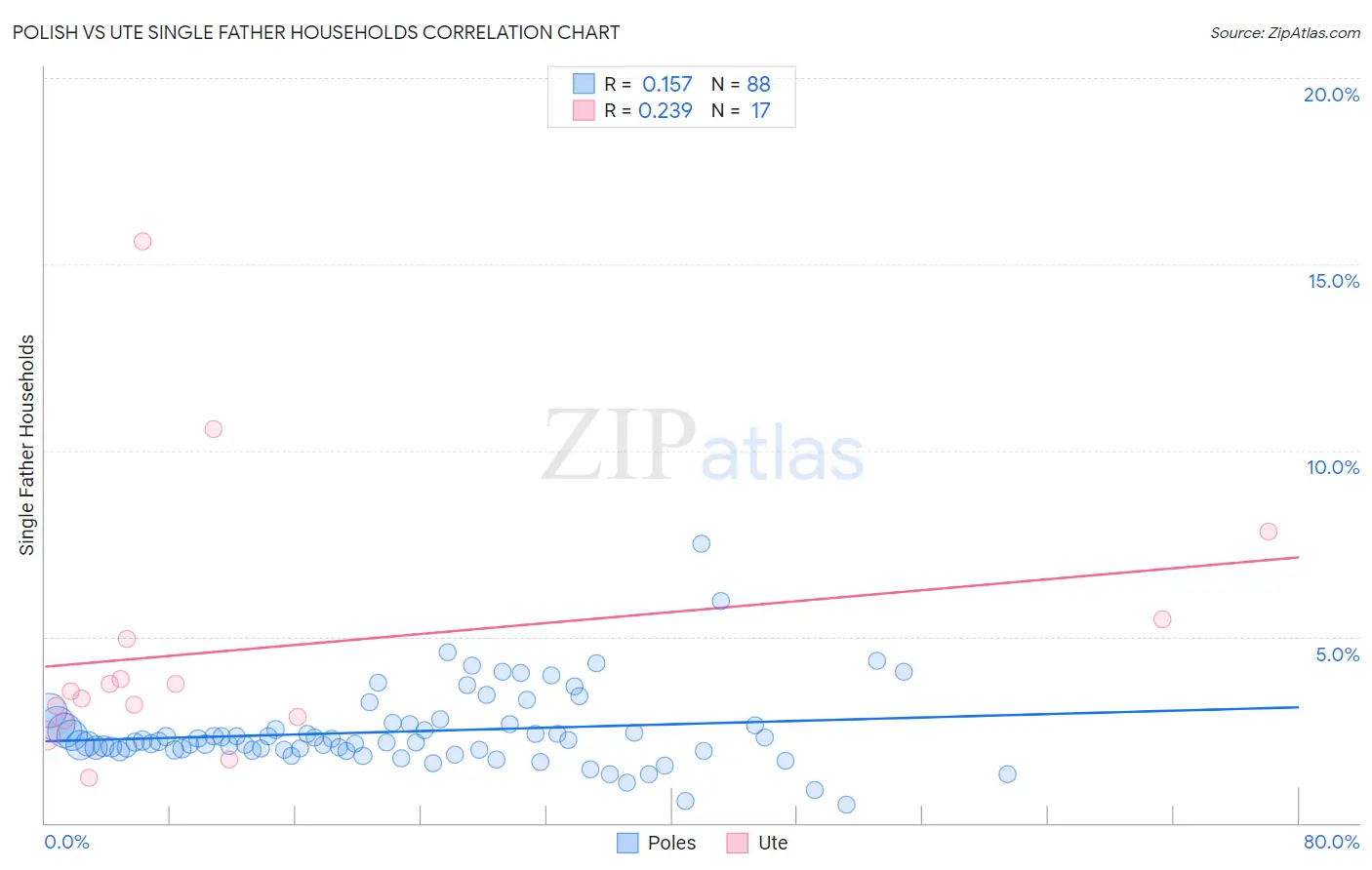 Polish vs Ute Single Father Households