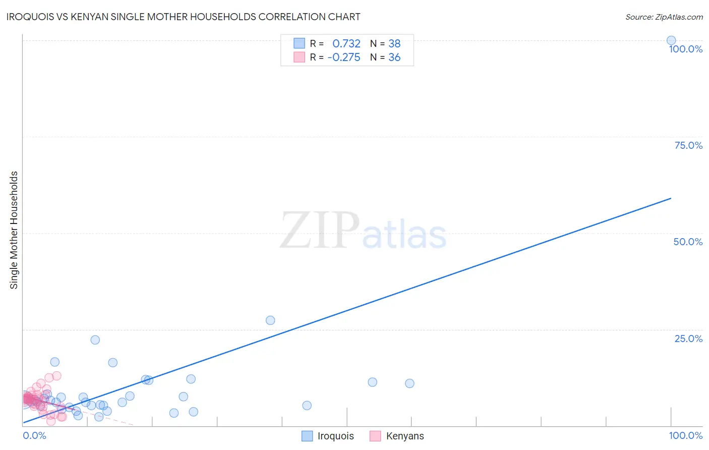 Iroquois vs Kenyan Single Mother Households
