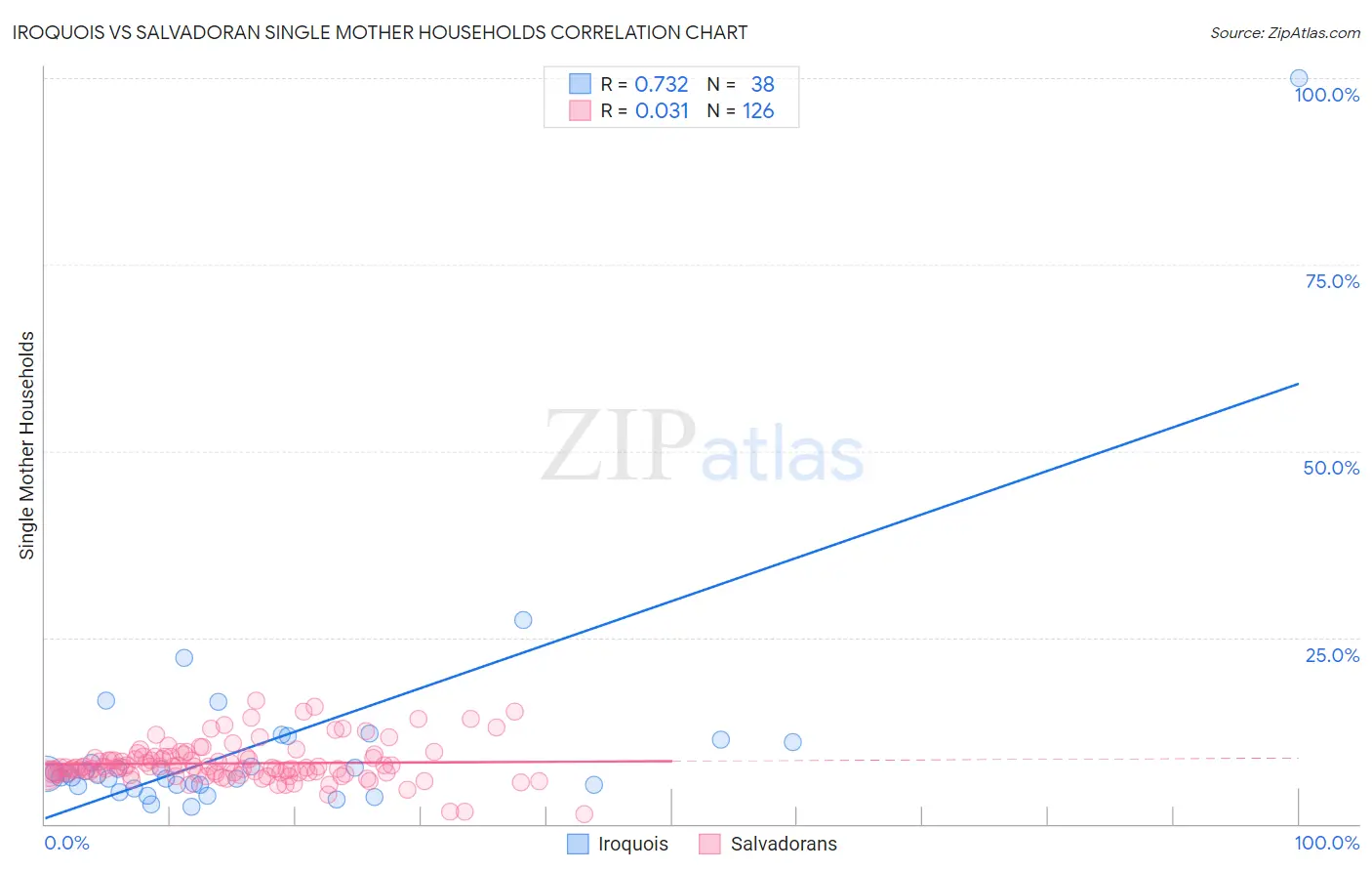 Iroquois vs Salvadoran Single Mother Households