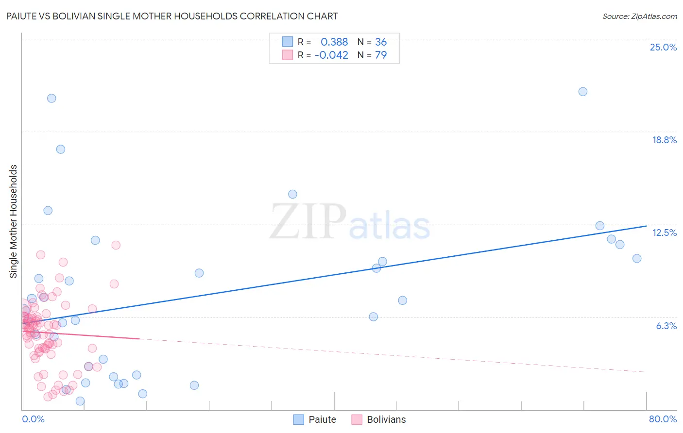 Paiute vs Bolivian Single Mother Households
