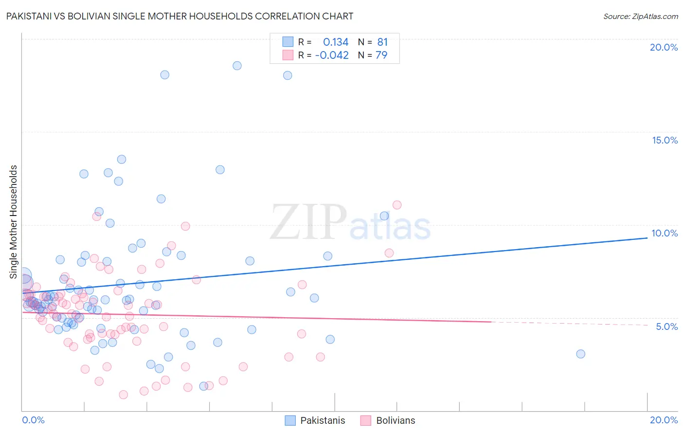 Pakistani vs Bolivian Single Mother Households