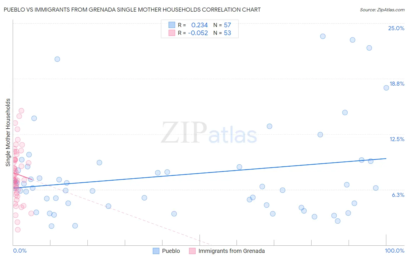 Pueblo vs Immigrants from Grenada Single Mother Households