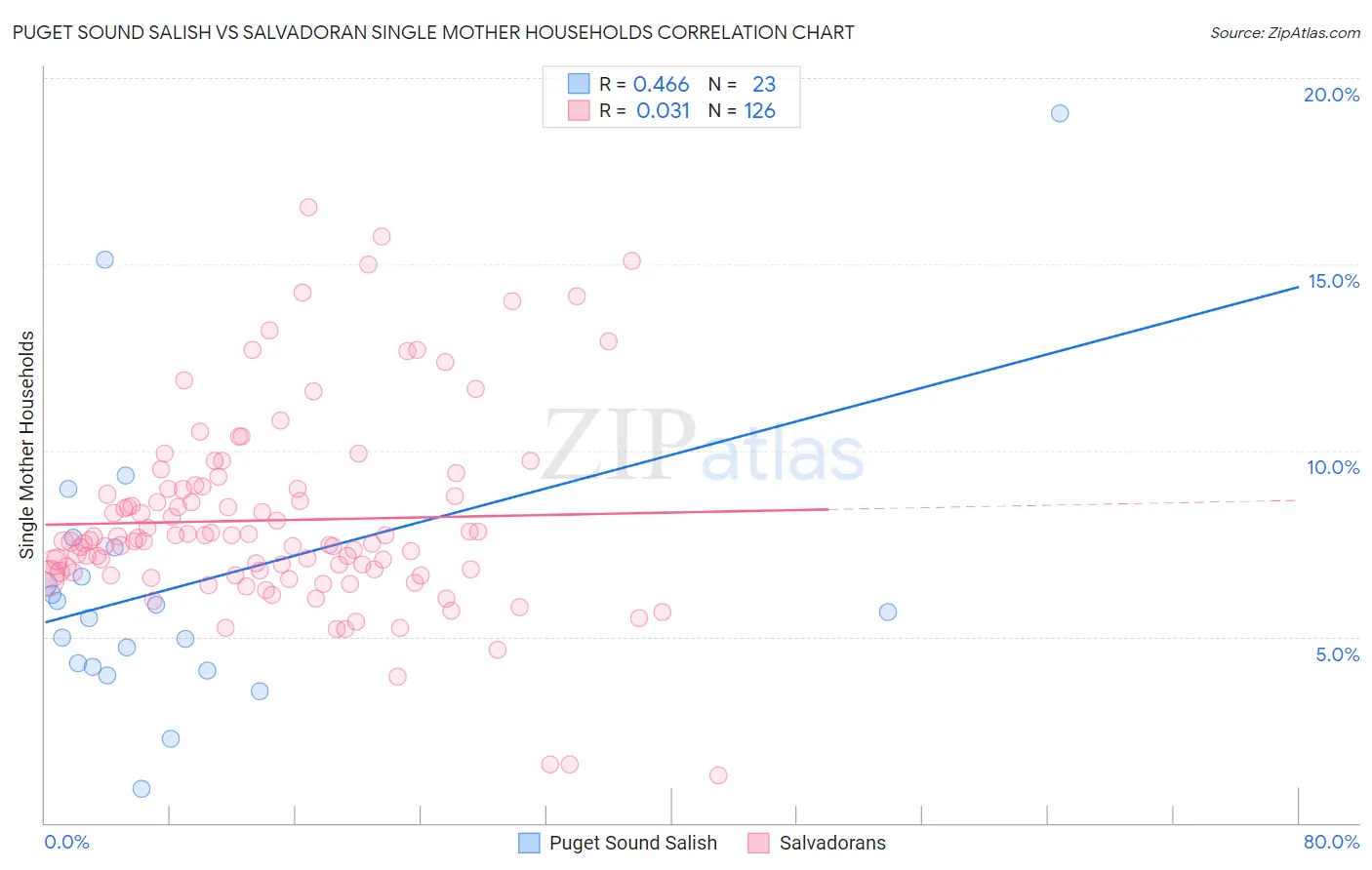 Puget Sound Salish vs Salvadoran Single Mother Households