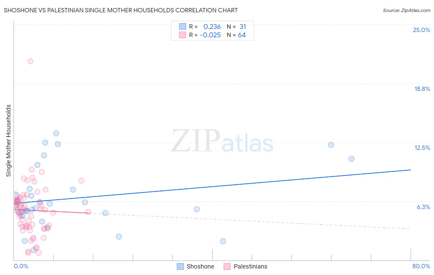 Shoshone vs Palestinian Single Mother Households