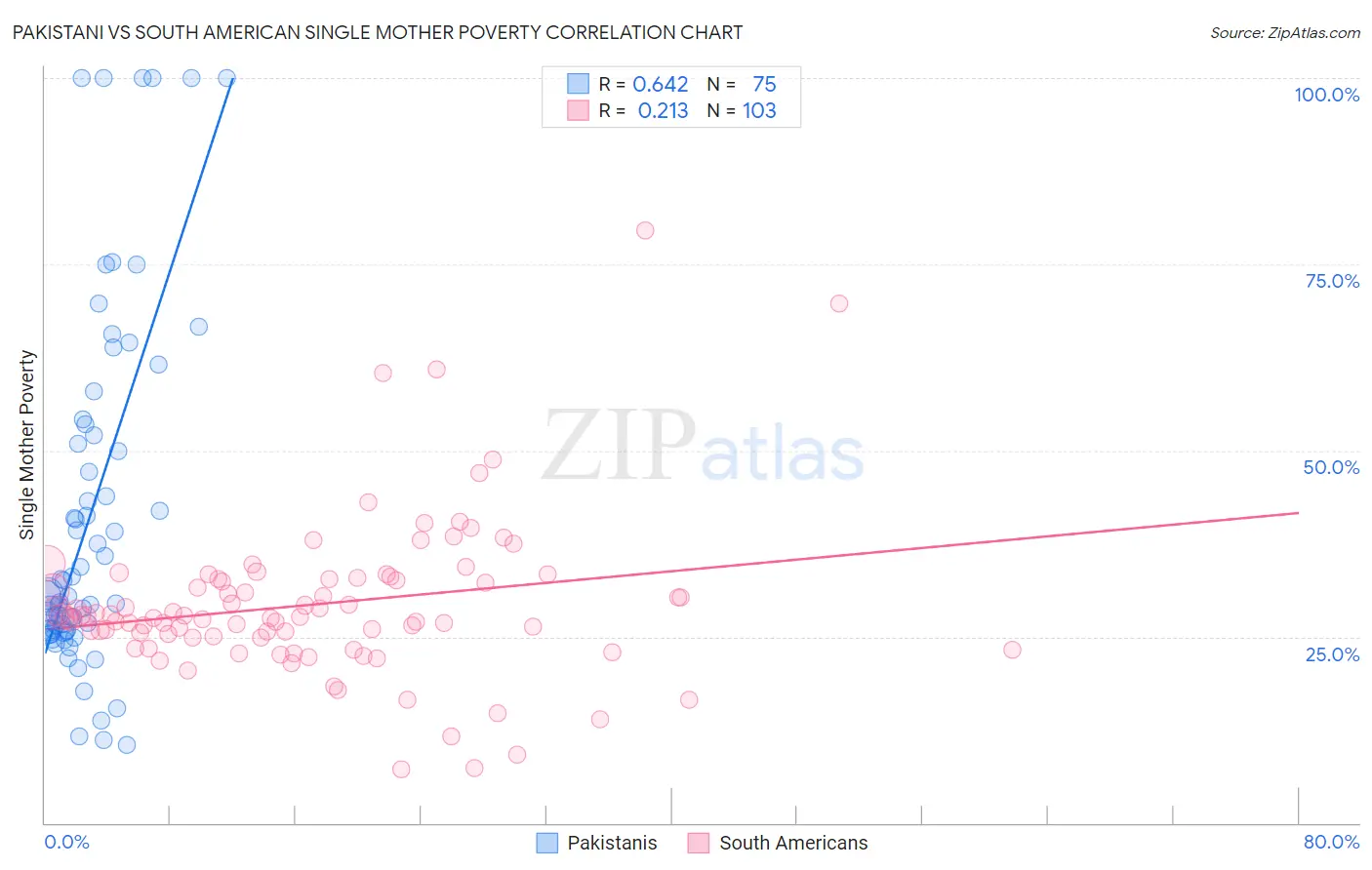 Pakistani vs South American Single Mother Poverty