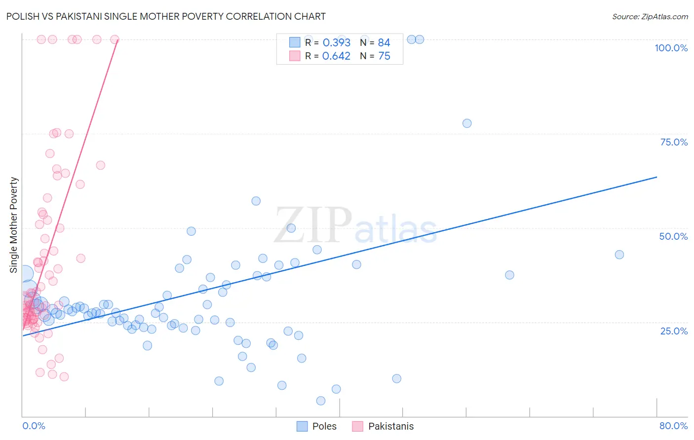 Polish vs Pakistani Single Mother Poverty