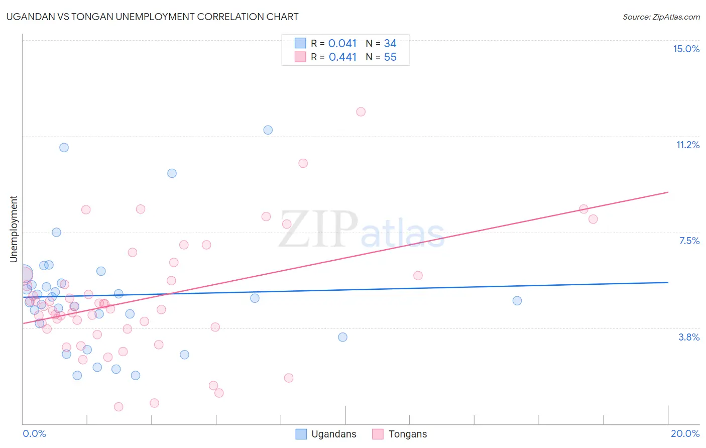 Ugandan vs Tongan Unemployment