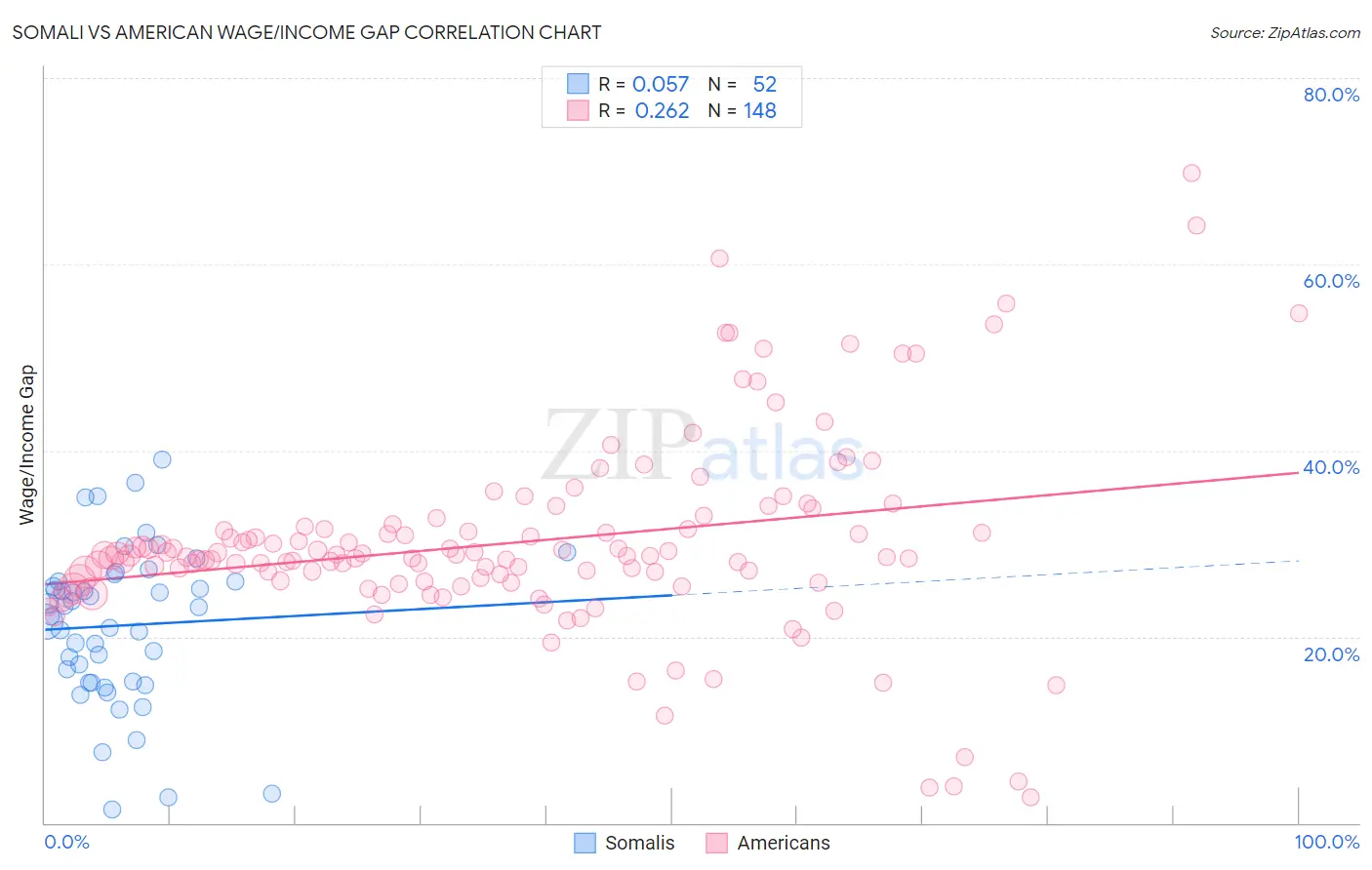 Somali vs American Wage/Income Gap