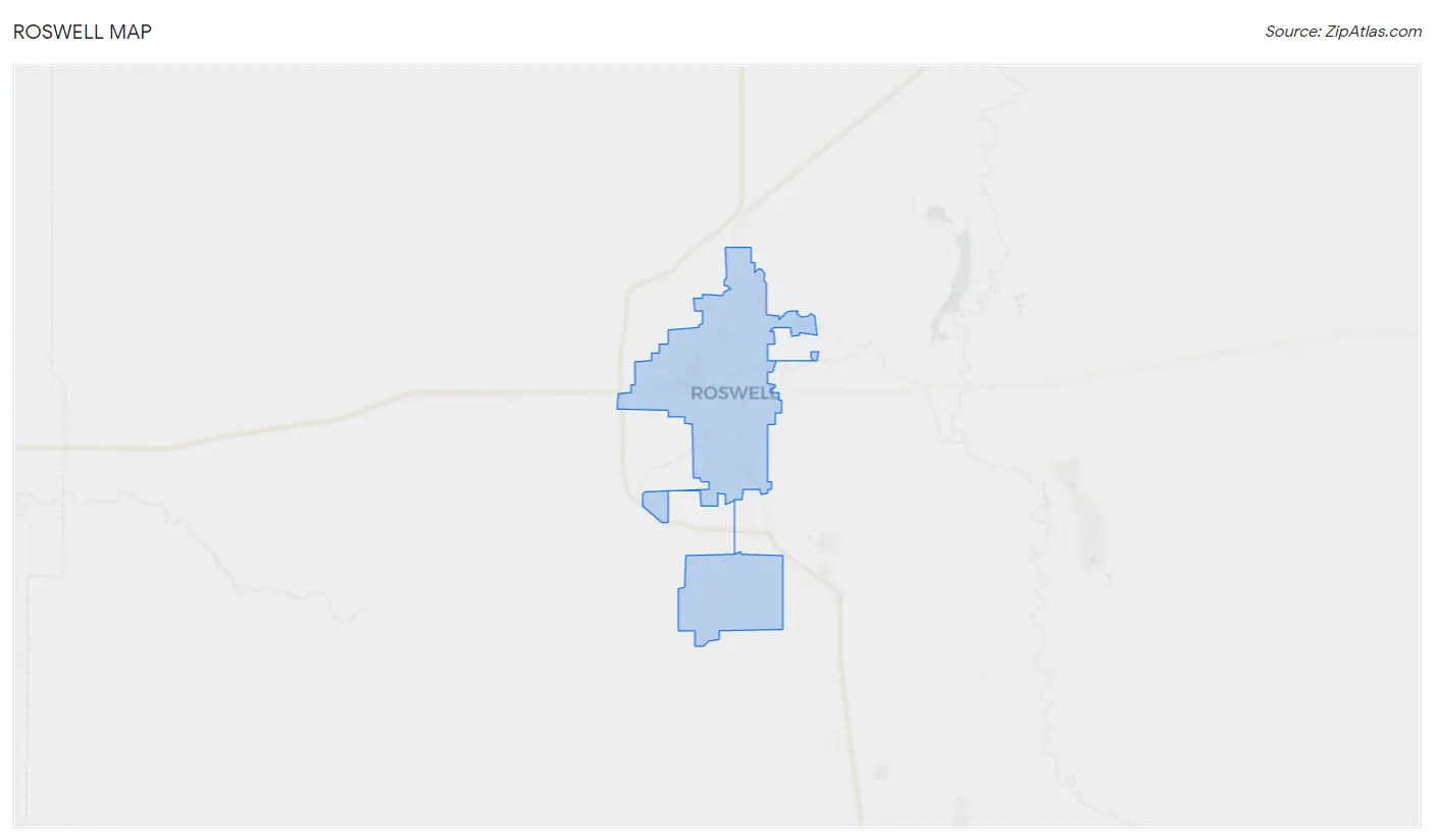 Roswell Map