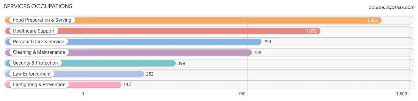 Services Occupations in Roswell