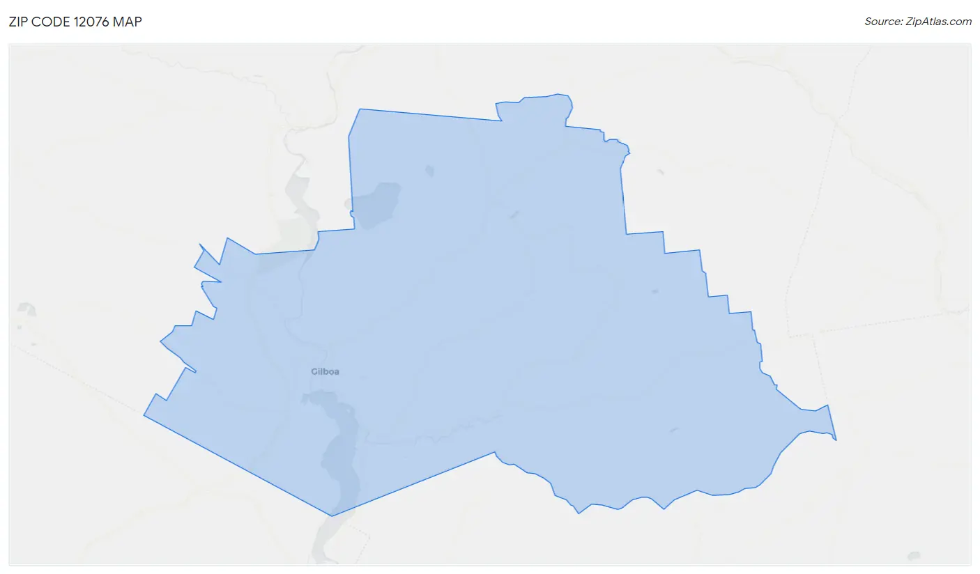 Zip Code 12076 Map
