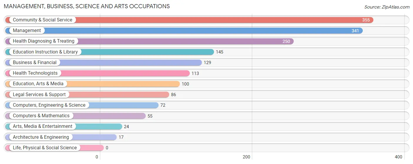 Management, Business, Science and Arts Occupations in Zip Code 14301