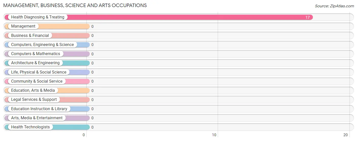 Management, Business, Science and Arts Occupations in Zip Code 18245