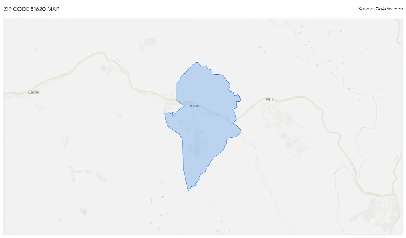 Zip Code 81620 Map