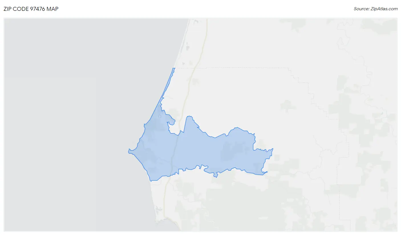 Zip Code 97476 Map