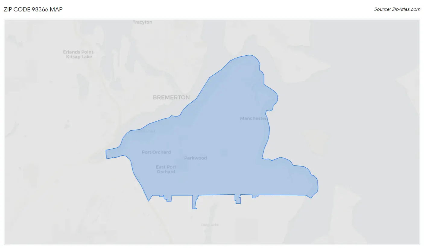 Zip Code 98366 Map